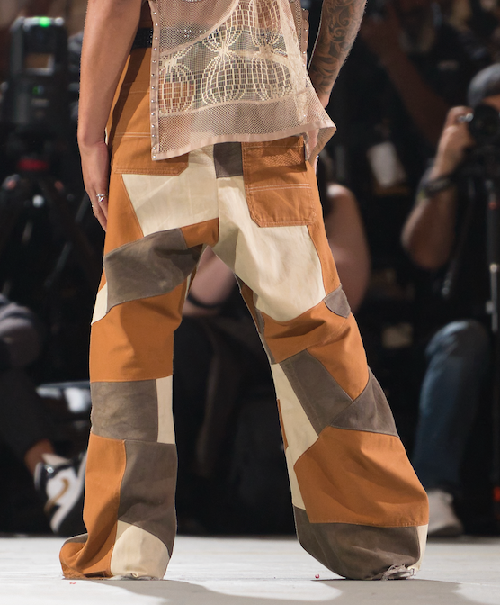 Upena Color Blocked Denim Pants