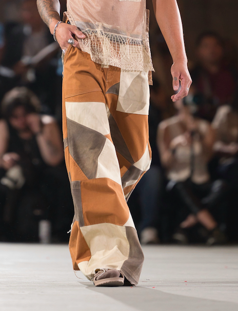 Upena Color Blocked Denim Pants